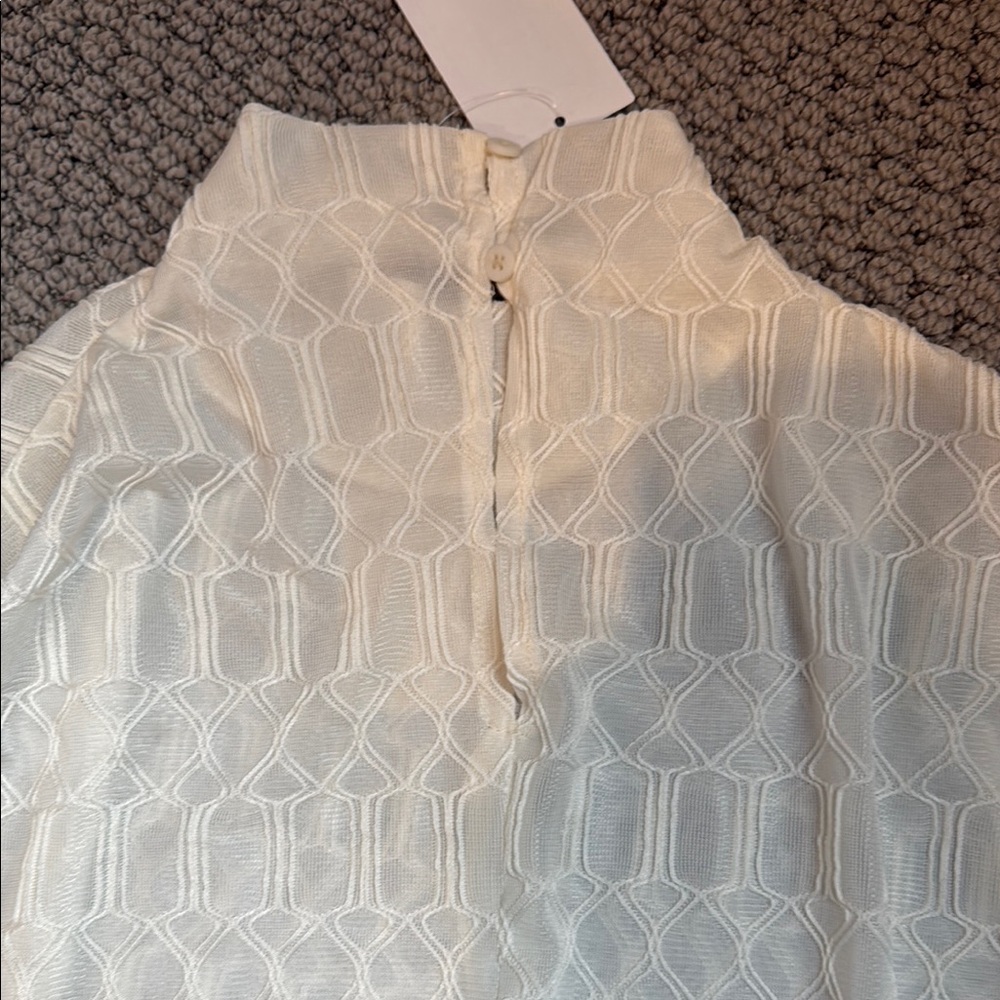 MELLODAY Cream Blouse